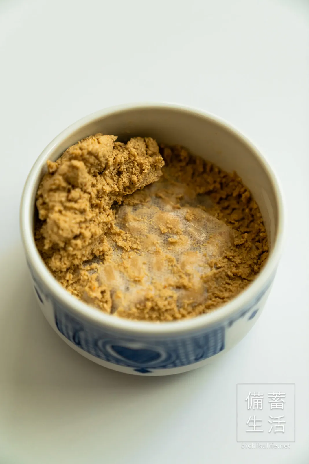 1日漬けた、納豆の入った容器