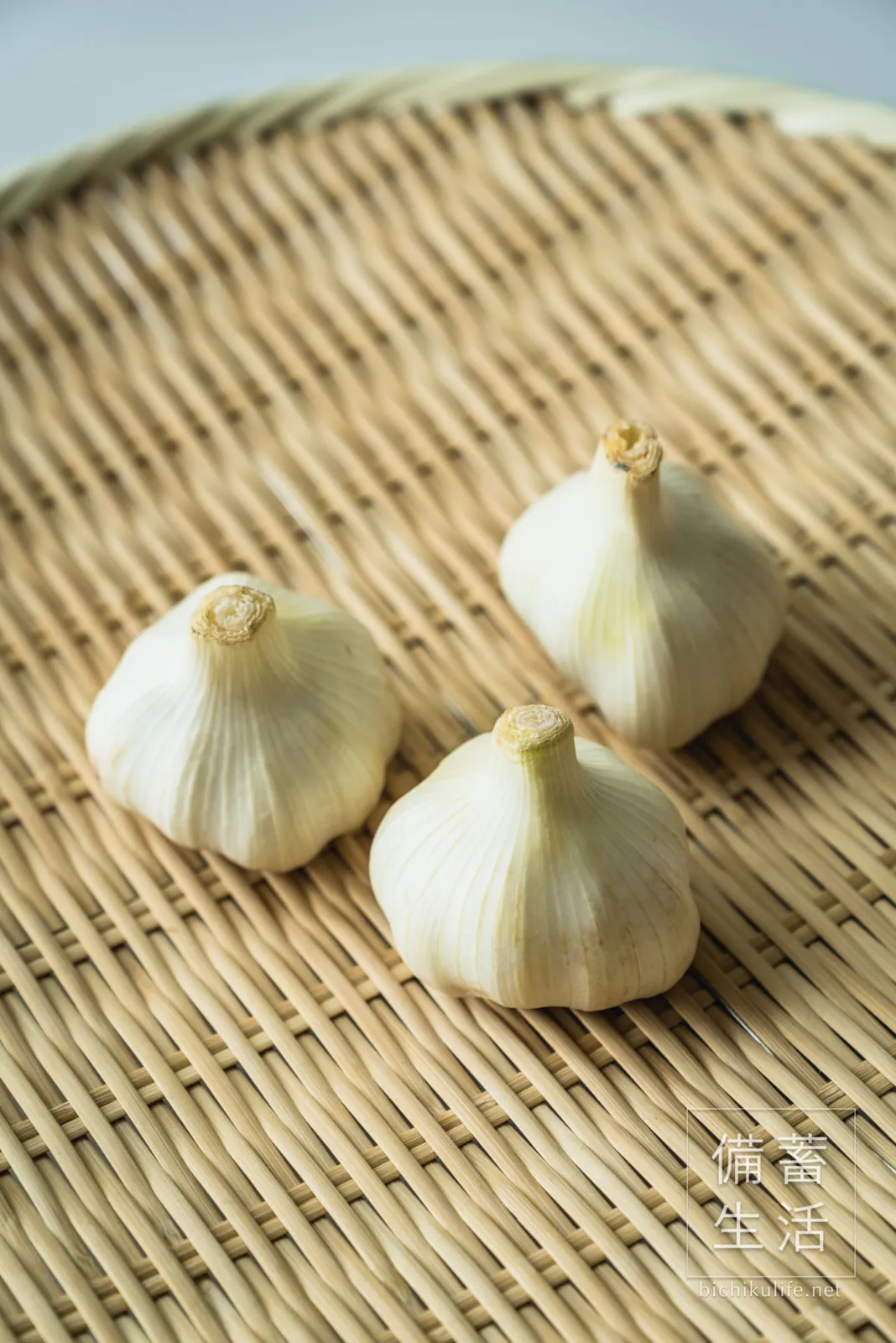 にんにく醤油漬けのレシピ、材料のニンニク