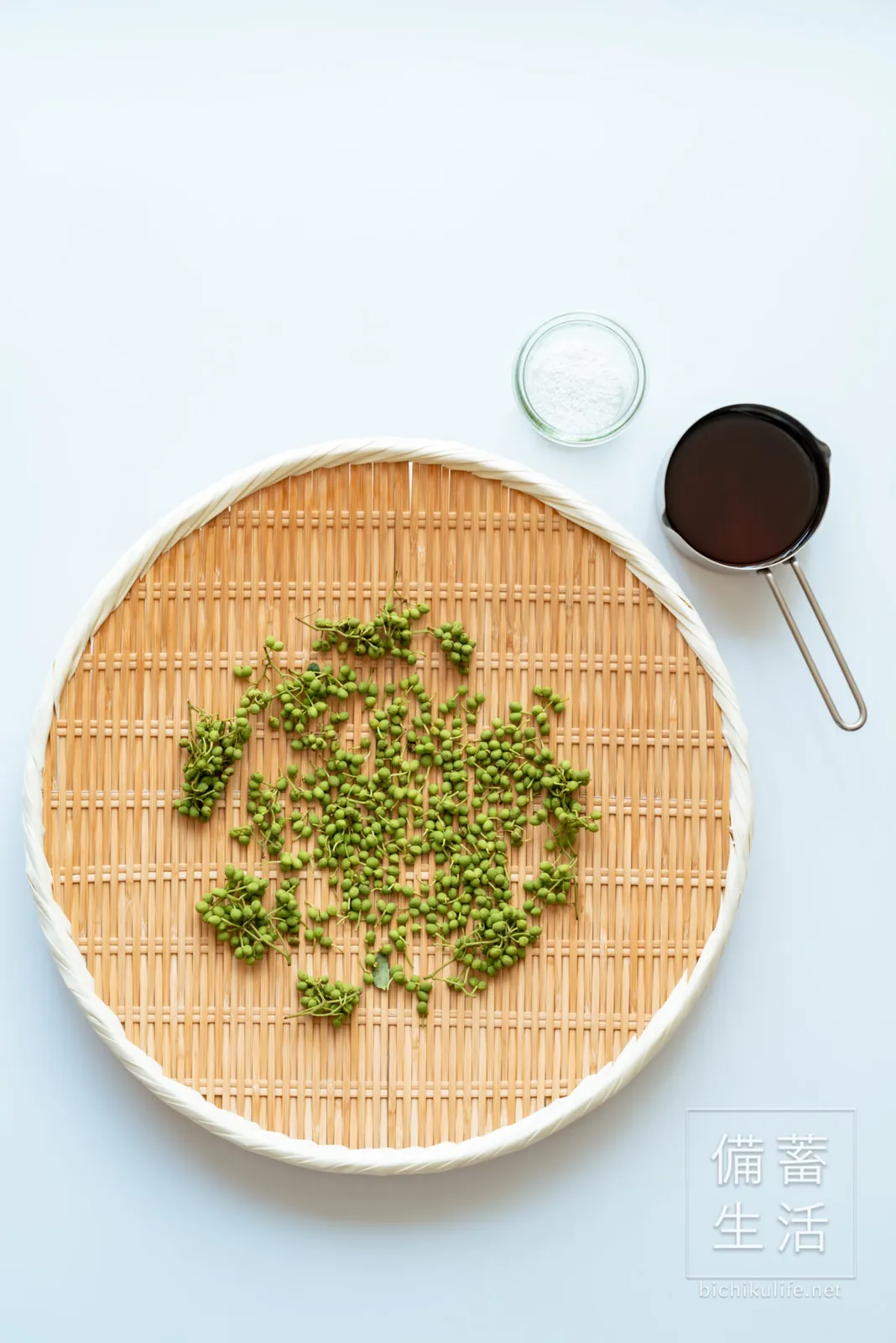 山椒の醤油漬けの作り方・レシピ