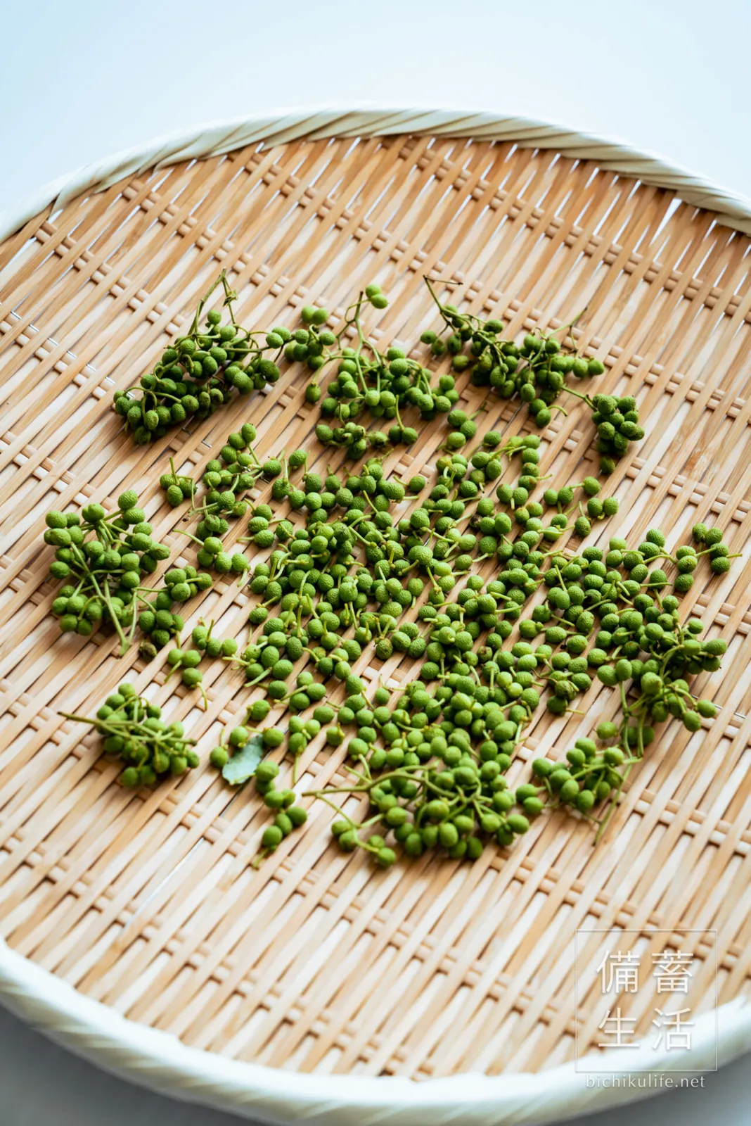 山椒の醤油漬けの作り方・レシピ