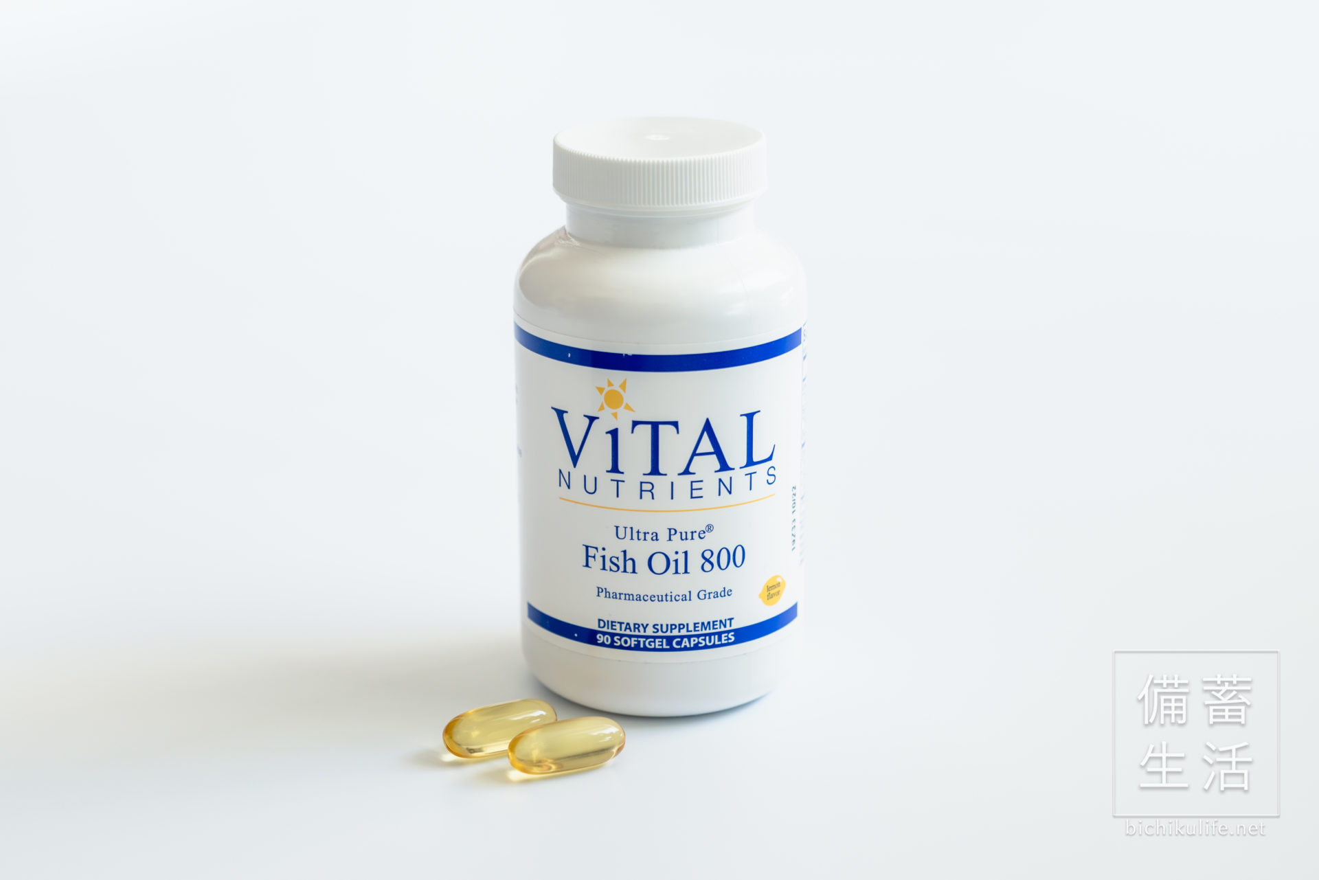 ヴァイタル ニュートリエンツ フィッシュオイル800 Vital Nutrients Fish Oil 800