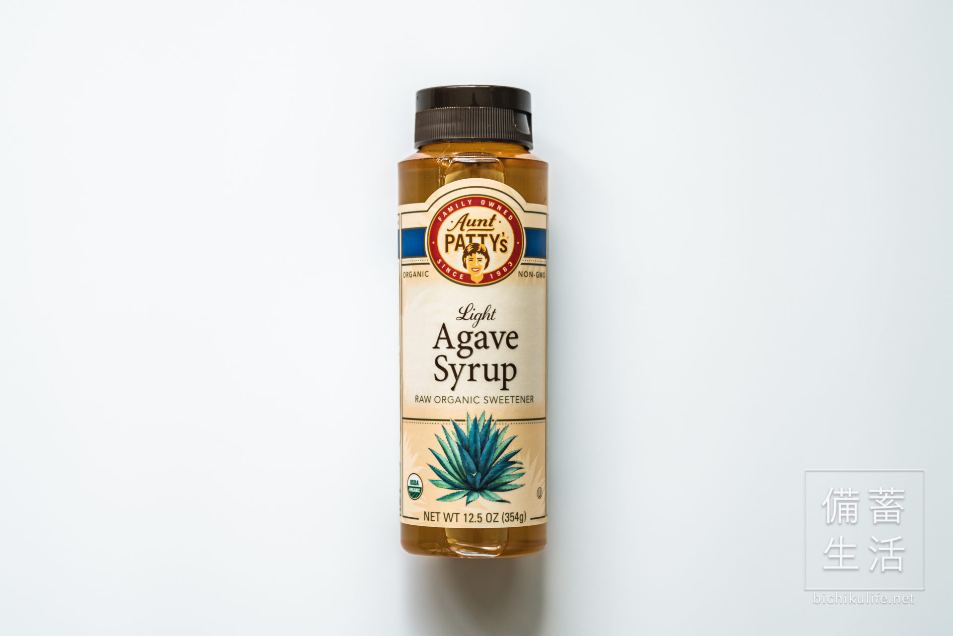 有機アガベシロップ Organic Agave Syrup Aunt Pattys 備蓄生活