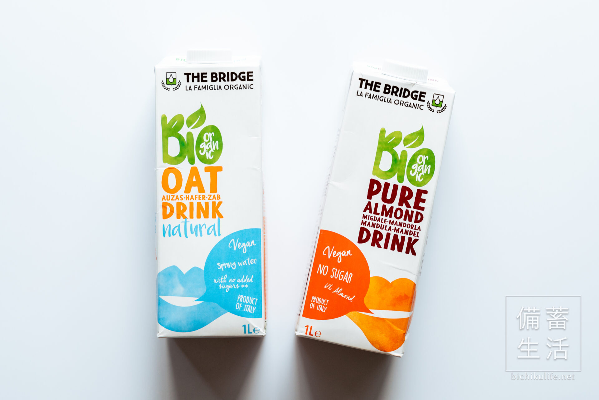 ブリッジ THE BRIDGE 植物性ミルク、アーモンドミルク、オーツミルク